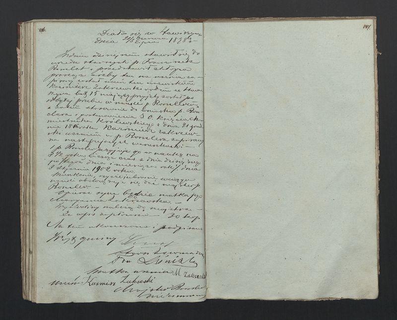 Książka protokołów Zgromadzenia Stolarskiego od 1841 r.