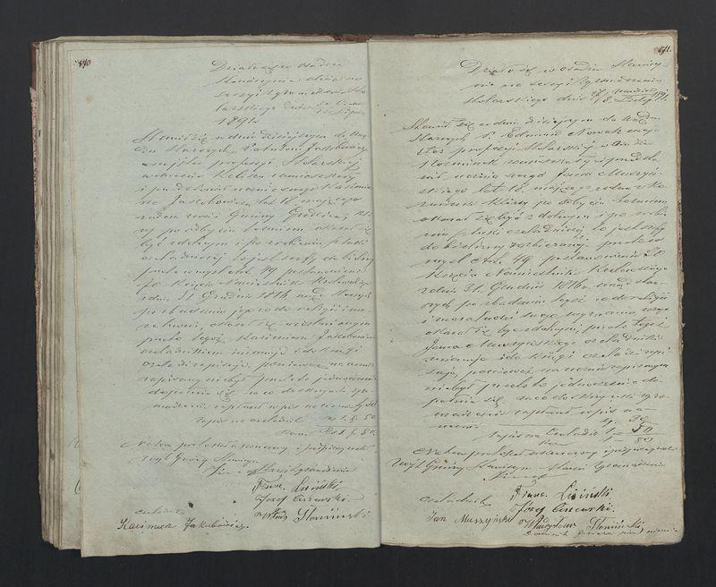 Książka protokołów Zgromadzenia Stolarskiego od 1841 r.