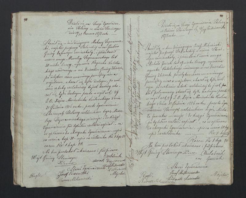 Książka protokołów Zgromadzenia Stolarskiego od 1841 r.