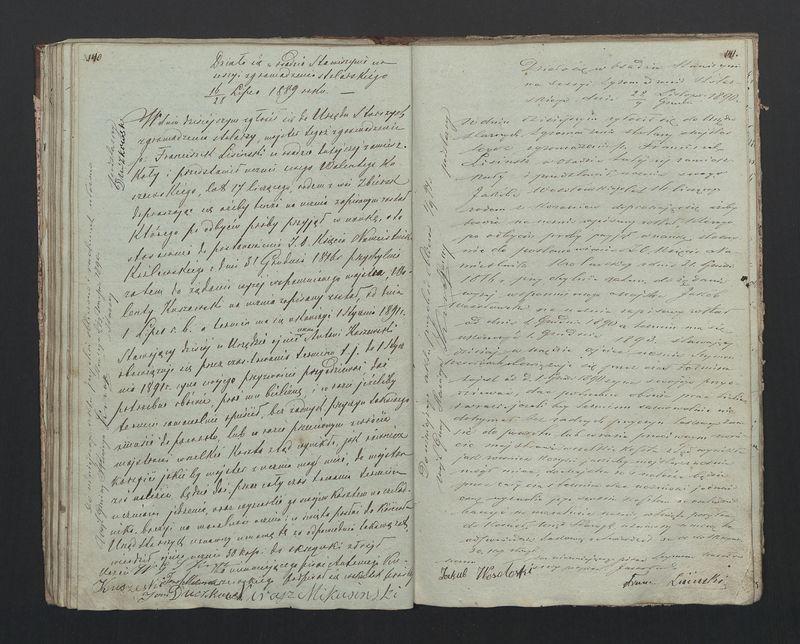 Książka protokołów Zgromadzenia Stolarskiego od 1841 r.