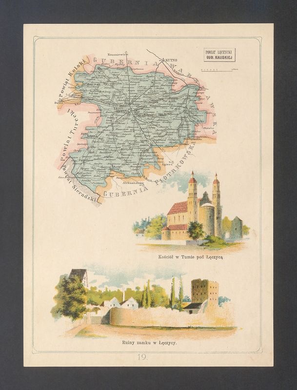 Powiat Łęczycki Guberni Kaliskiej 