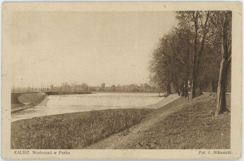 Wodospad w Parku, Kalisz