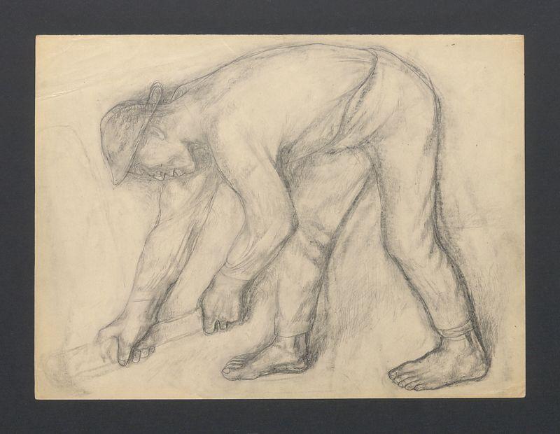 Mężczyzna przy pracy