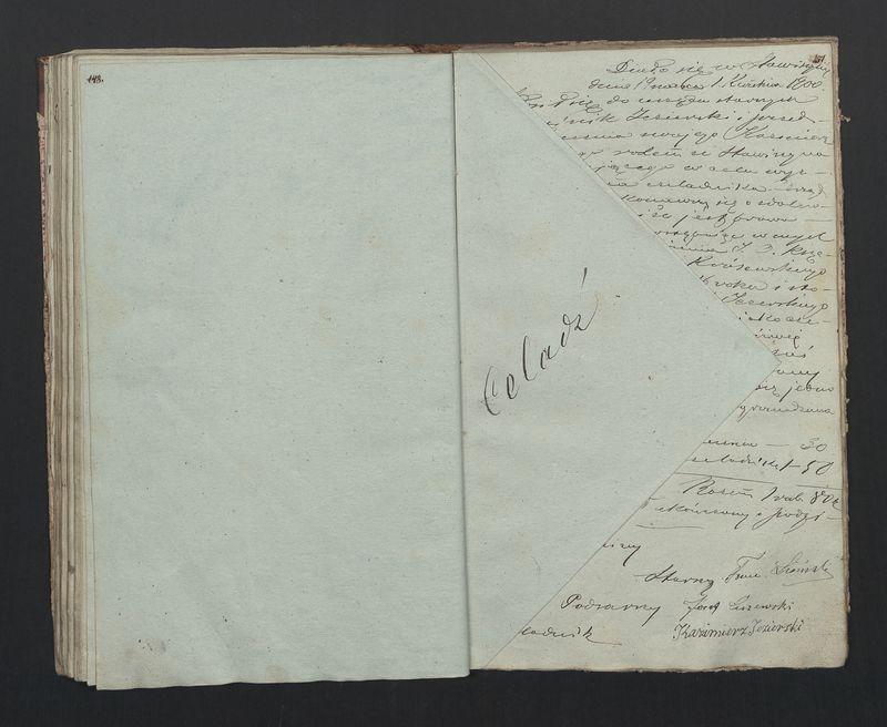 Książka protokołów Zgromadzenia Stolarskiego od 1841 r.