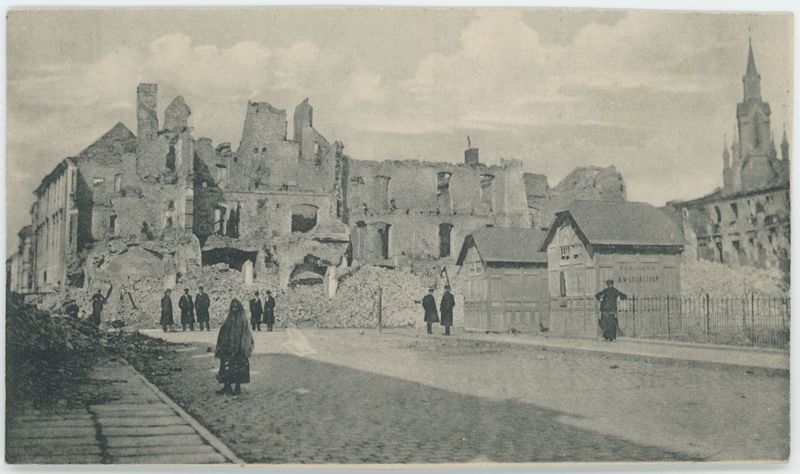 Kalisz po zburzeniu w 1914 r.