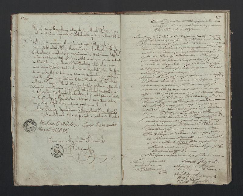 Książka protokołów Zgromadzenia Stolarskiego od 1841 r.