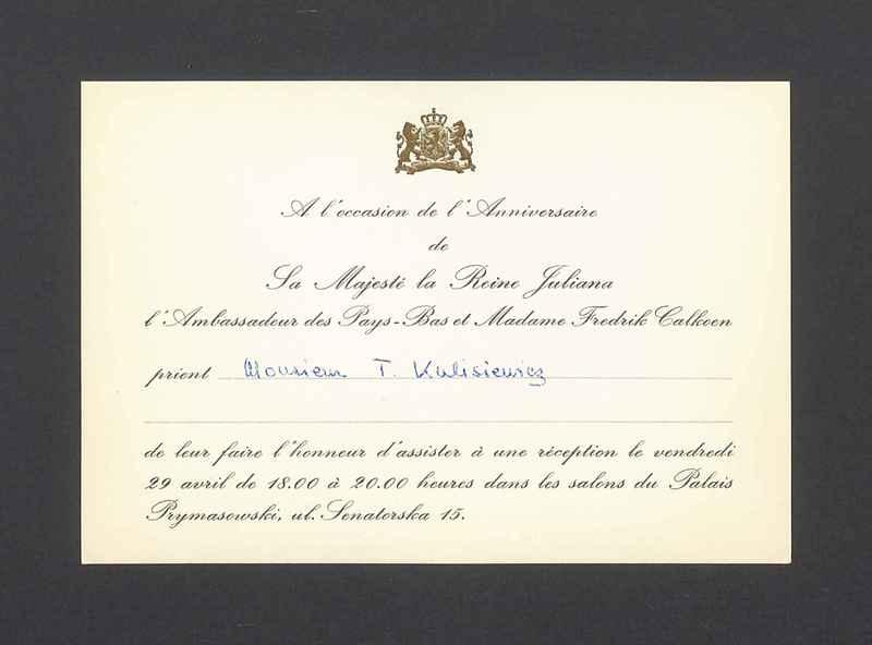 L'Ambassadeur des Pays-Bas et Madame Fredrik Calkoen [...]