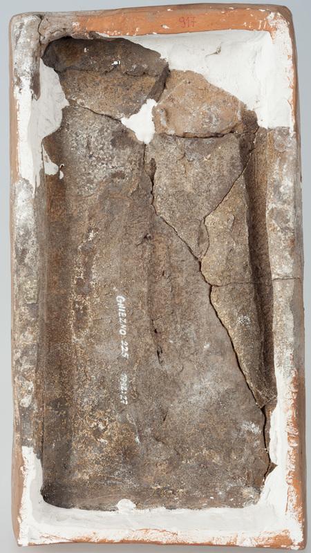 Kafel z wyobrażeniem pielgrzyma