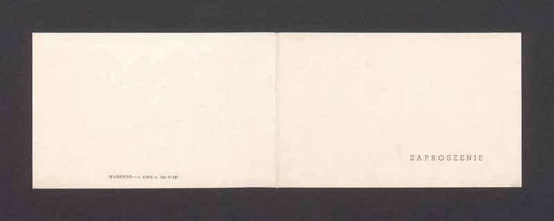 Zaproszenie na otwarcie wystawy "Warszawa w malarstwie Bronisławy Wilimowskiej"