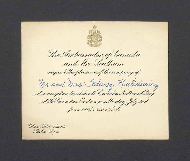 The Ambassador of Canada and Mrs. Southam [...]