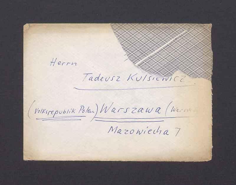 Koperta, nad. Albert Oldenburg