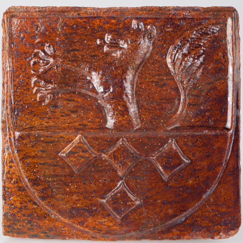 Kafel z herbem Zaręba