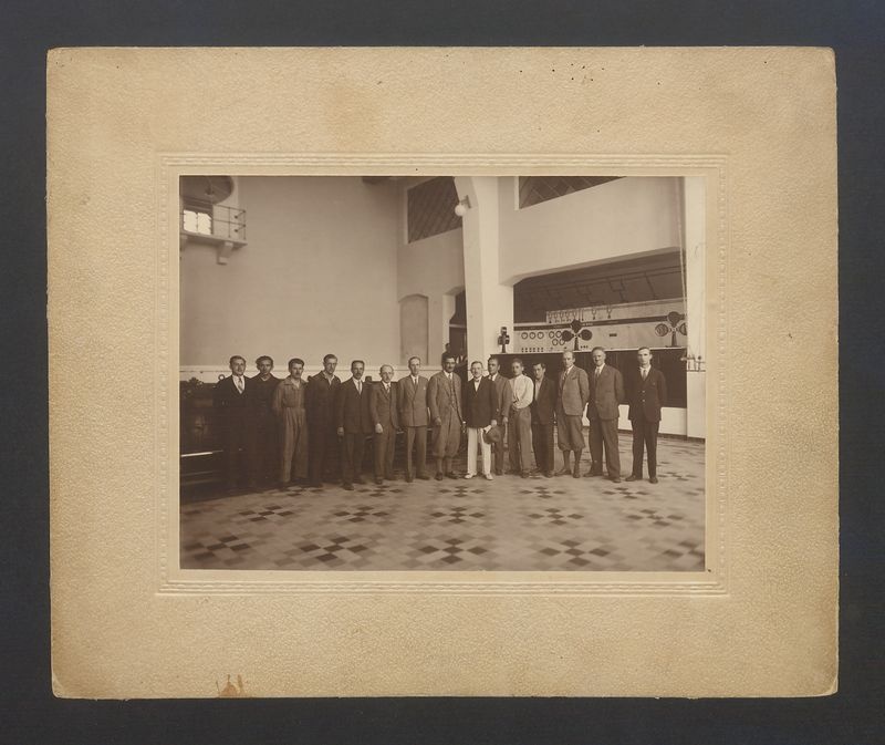 Pracownicy elektrowni w Piwonicach 