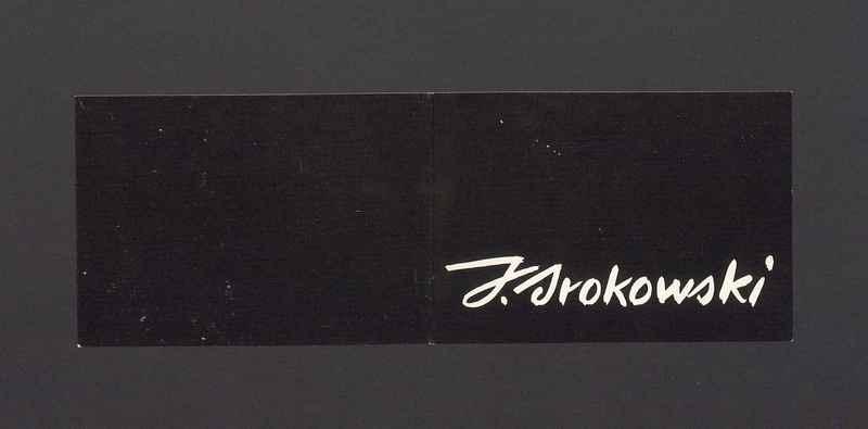 Zaproszenie na wernisaż wystawy prac Jerzego Srokowskiego