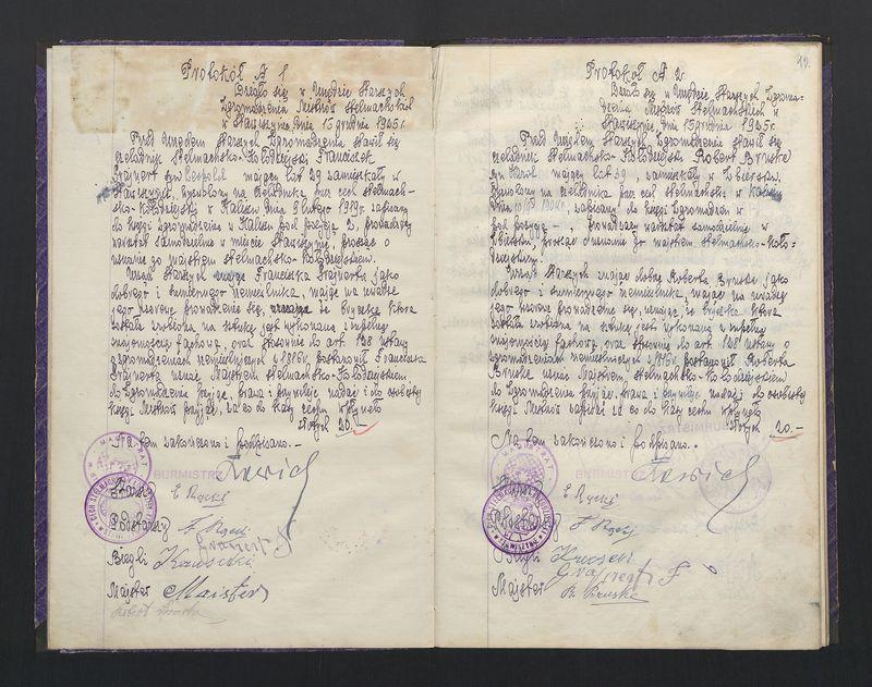 Księga wyzwolin mistrzów i czeladników cechu Stelmachowskiego w Stawiszynie