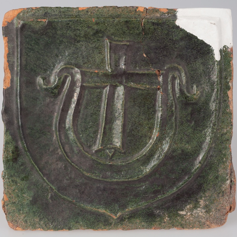 Kafel z herbem Nowina