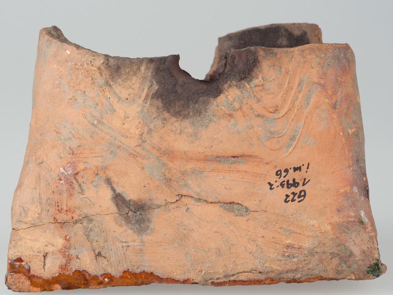 Kafel z rozetą w kółku z częścią w formie lilii