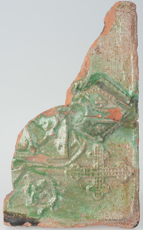 Kafel z herbem arcybiskupa Jana Gruszczyńskiego