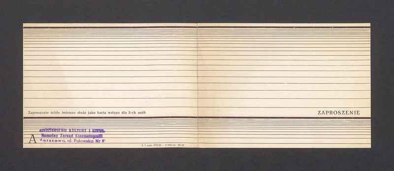 Zaproszenie na premierę filmu "Lenin w Polsce"