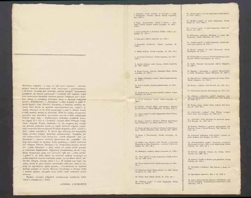 Zaproszenie na otwarcie wystawy miniatur indyjskich XV-XIX w.