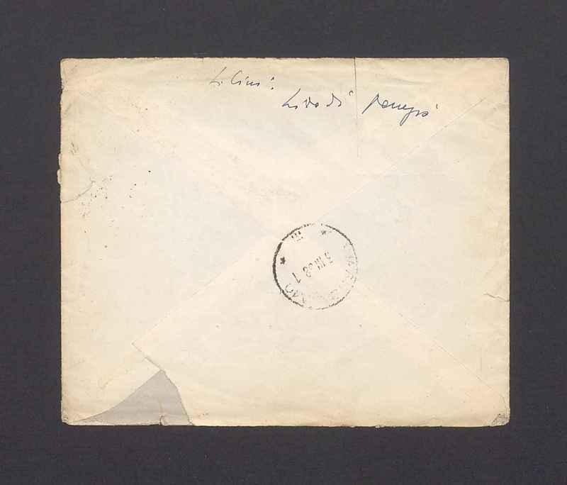 Koperta, adr. Pan Tadeusz Kulisiewicz