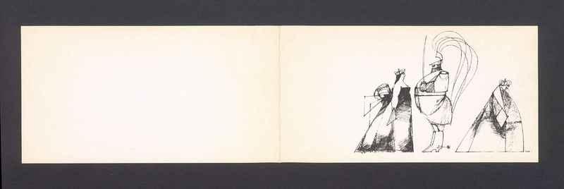 Zaproszenie na otwarcie wystawy rysunków Paula Flory