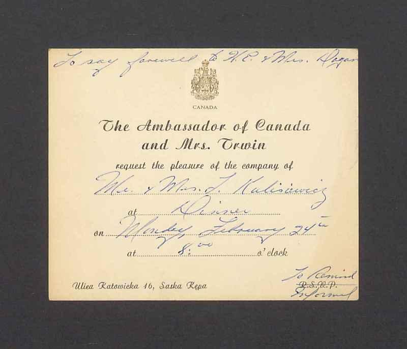 The Ambassador of Canada 
