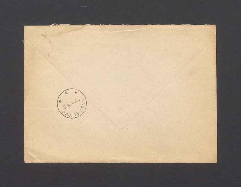 Koperta, adr. Herrn Professor Tadeusz Kulisiewicz