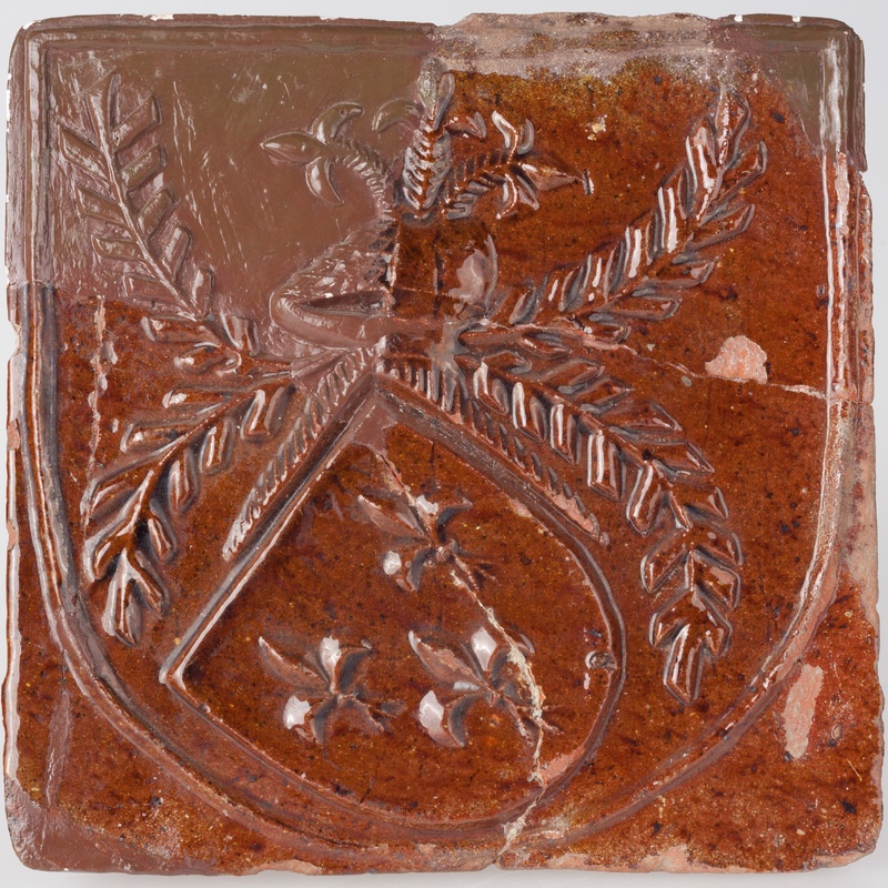 Kafel z herbem Kapituły Archikatedralnej w Gnieźnie