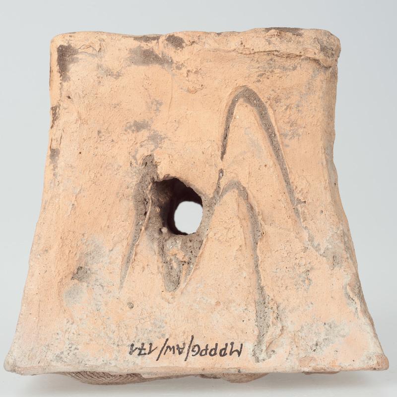 Kafel ze św. Janem Chrzcicielem i św. Barbarą