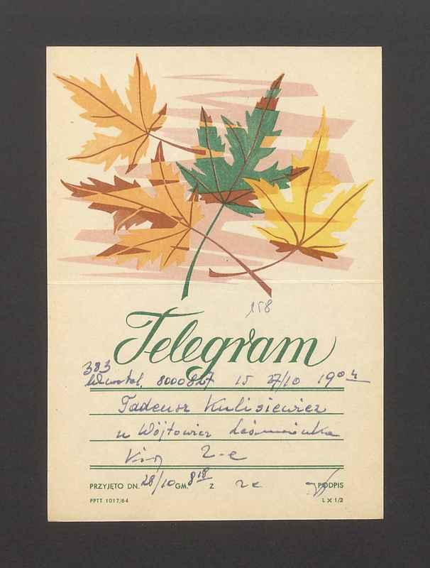 Telegram. Najserdeczniejsze życzenia imieninowe