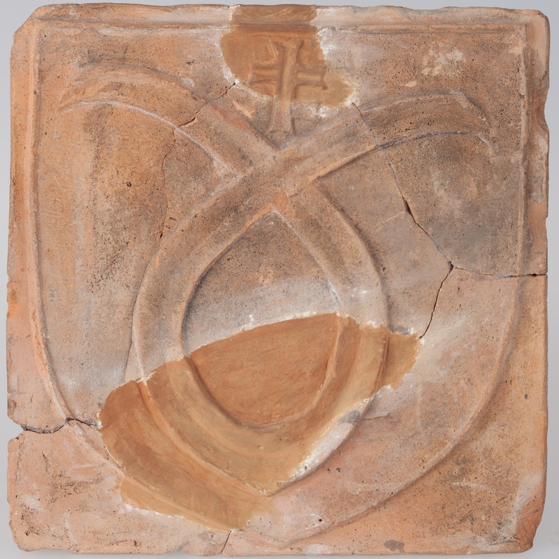 Kafel z herbem Prus II