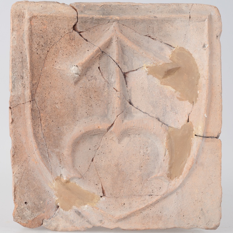 Kafel z herbem Odrowąż