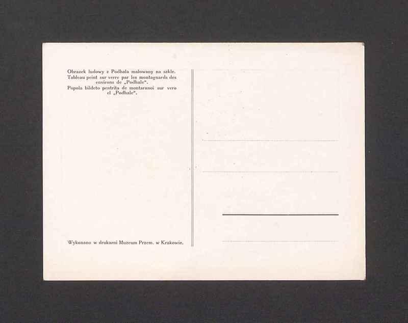 Obrazek ludowy z Podhala