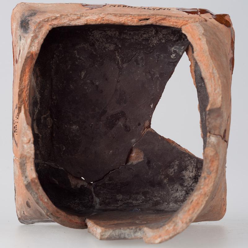 Kafel ze sceną wokół drzewa