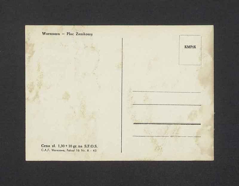 Warszawa - Plac Zamkowy