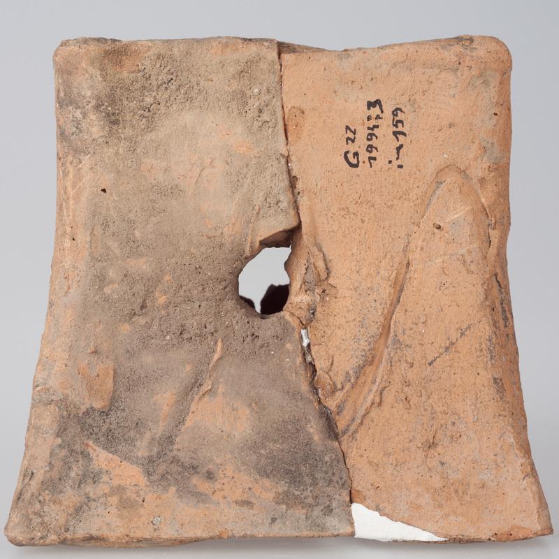 Kafel z herbem Dryja