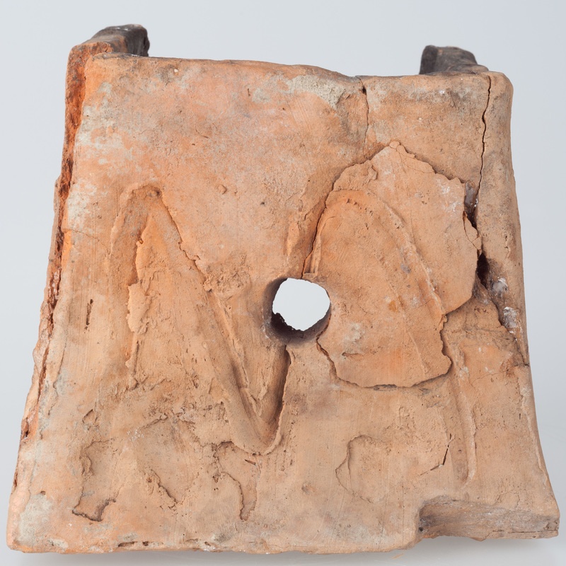 Kafel z wyobrażeniem księcia i błazna