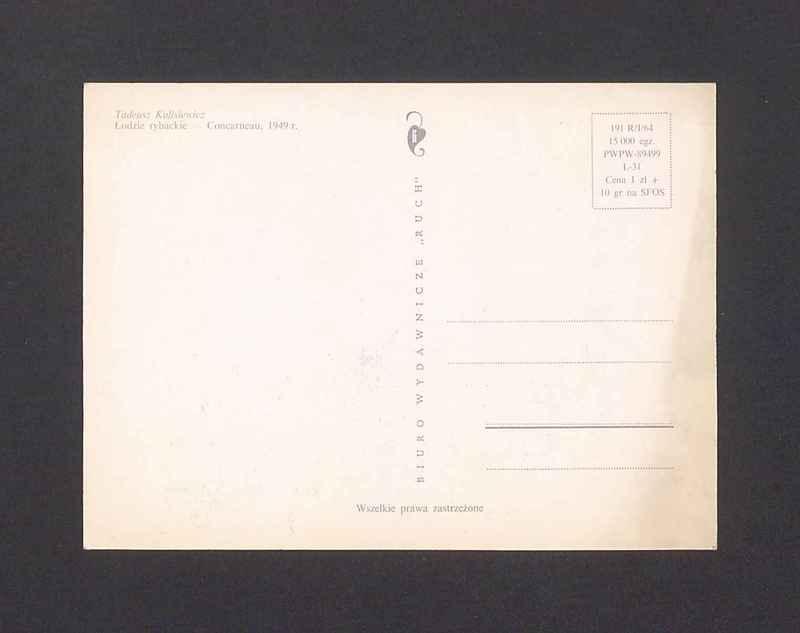 Tadeusz Kulisiewicz. Łodzie rybackie