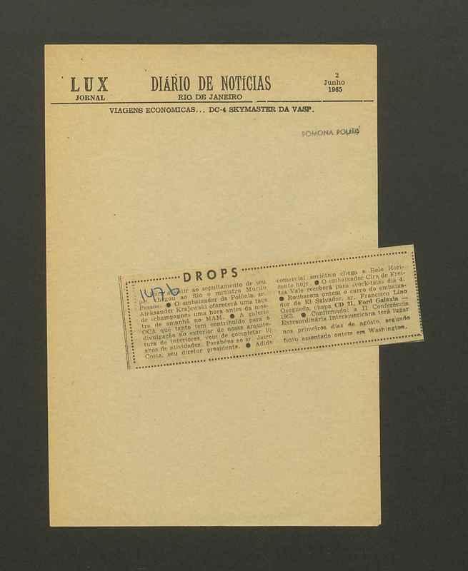 Diario de Noticias, Rio de Janeiro