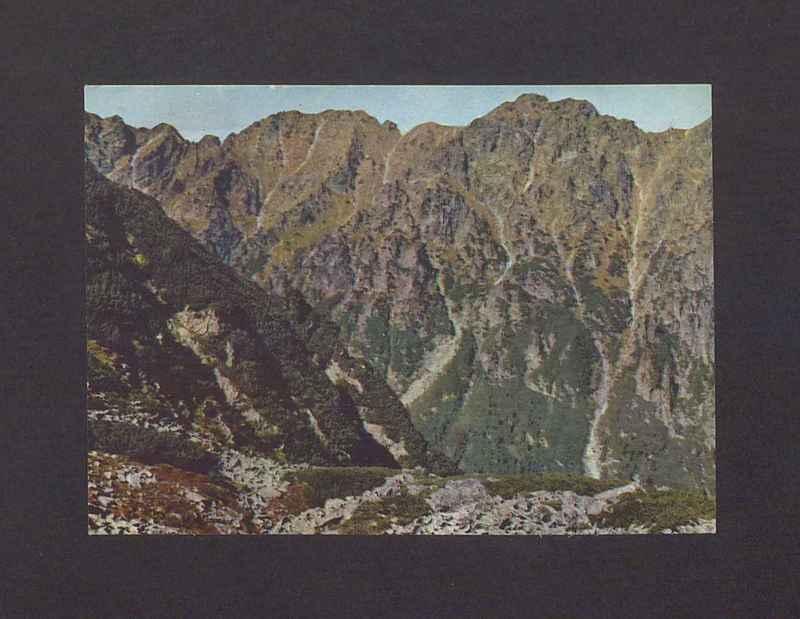 Tatry Wysokie. Widok z Opalonego w stronę Krzyżnego