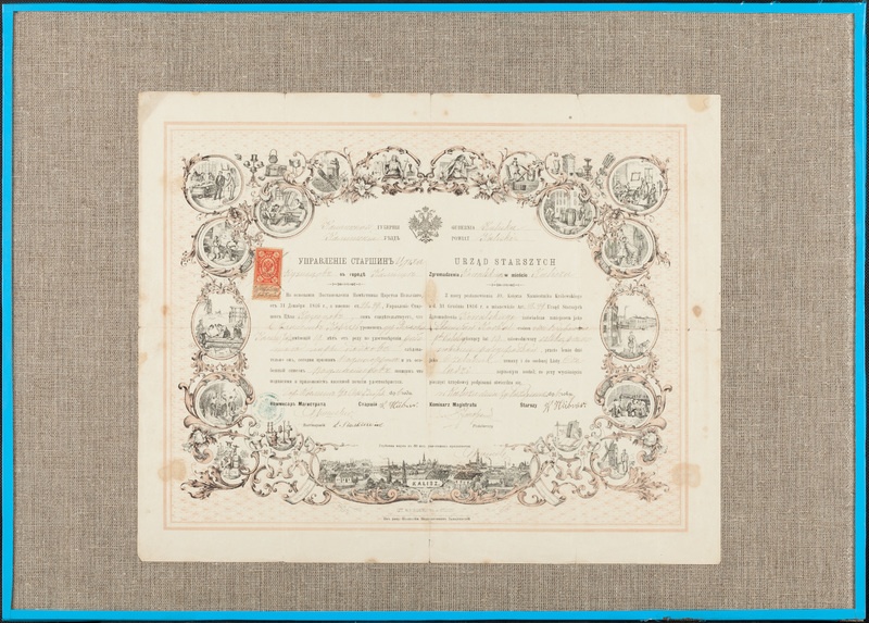 Dyplom czeladniczy na nazwisko Stanisław Korbal 