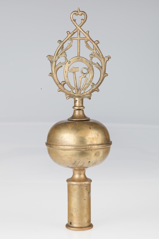 Zakończenie drzewca sztandaru czeladzi kowalskiej w Kaliszu