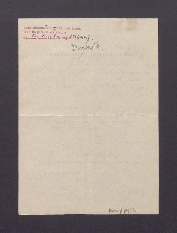 Poświadczenie obywatelstwa