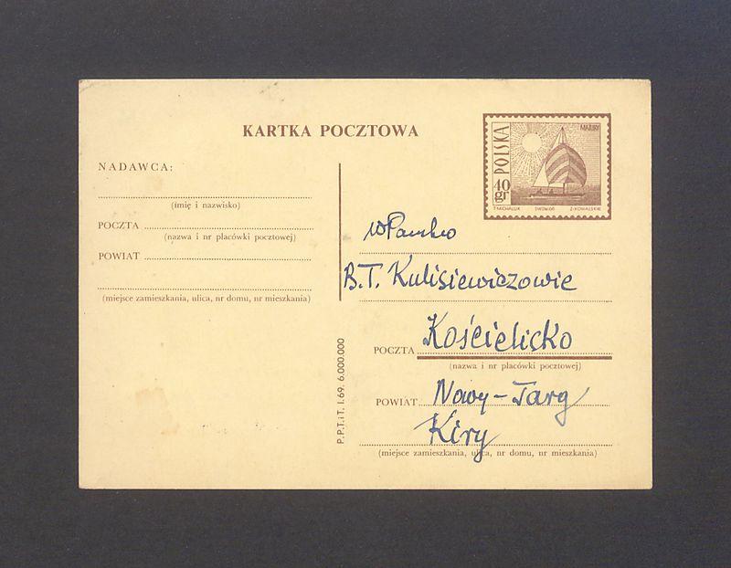 Mili Kochani - tak się ucieszyłam Waszą kartką [...]