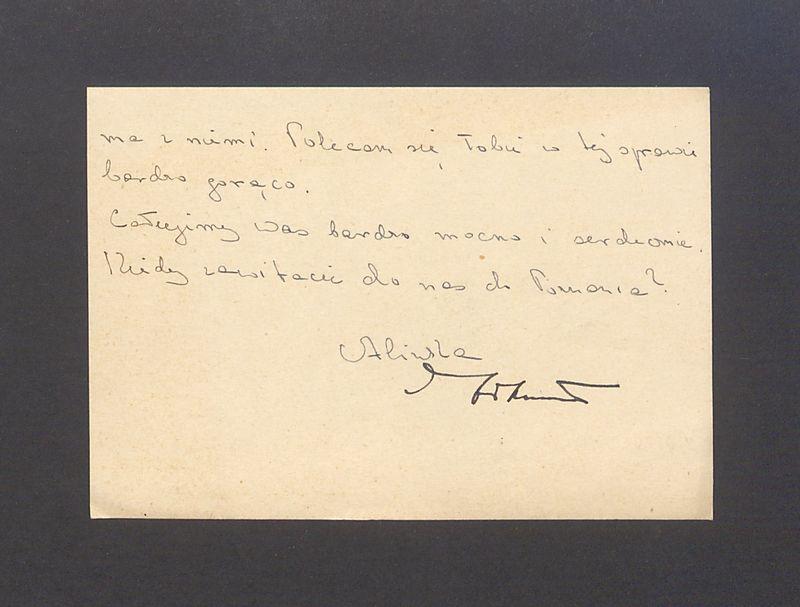 Drodzy Basiu i Tadziu! Dziękujemy serdecznie za kartkę [...]