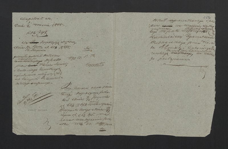 Wykaz Rezultatu Rachunku Skrzynki Rzemieślniczej Zgromadzenia Bednarskiego Okręgu i Miasta Stawiszyna za r. 1848