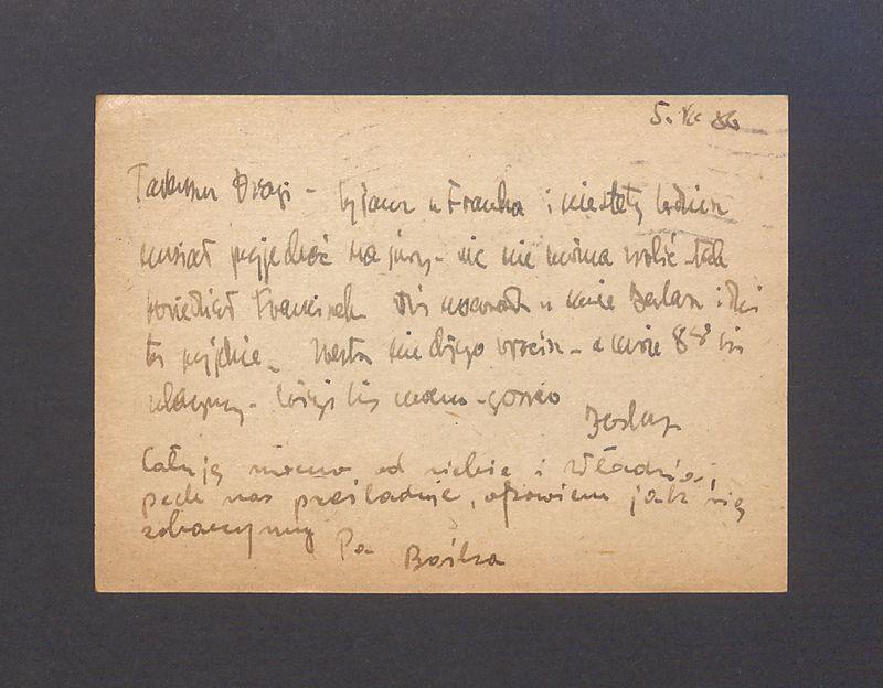 Tadeuszu Drogi - byłam u Franka [...]