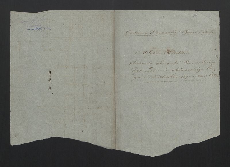 Wykaz Rezultatu Rachunku Skrzynki Rzemieślniczej Zgromadzenia Bednarskiego Okręgu i Miasta Stawiszyna za r. 1848