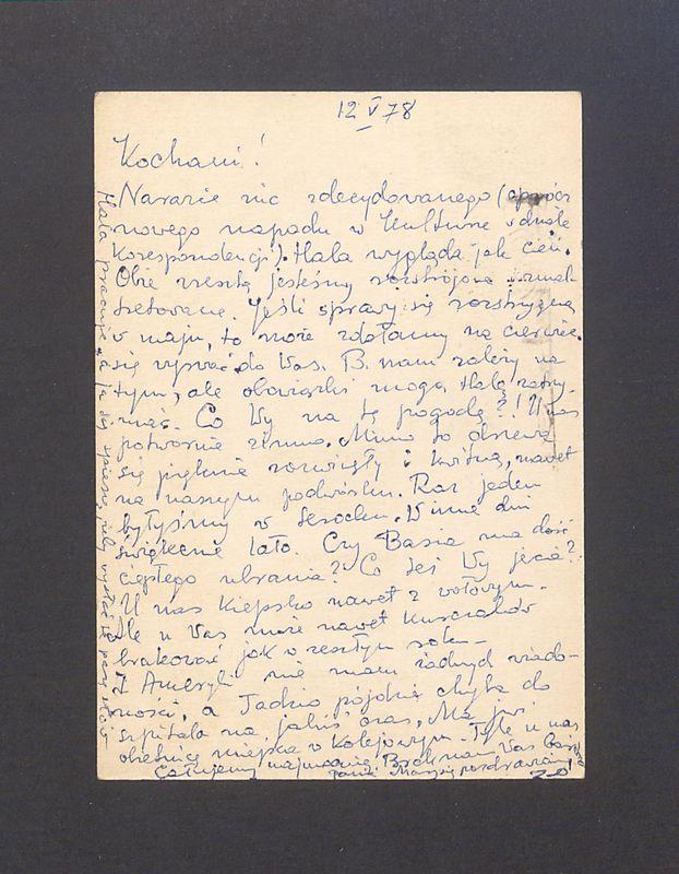 Kochani! Narazie nic zdecydowanego [...]